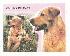 Bloc , CHIENS DE RACE , REPUBLIQUE DU BENIN , 2000 , Golden Retriever - Honden