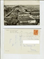 Viareggio (Lucca): Viale Lungomare E Spiaggia. Cartolina FG B/n Lucido Vg 1955 - Viareggio