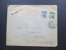 Ägypten Ca. 1930er Jahre Air Mail / Luftpost Nach Holland. Henry Brandes Alexandria - Brieven En Documenten