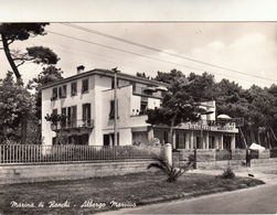 Marina Di Ronchi. Albergo Marvivo.  Cartolina Viaggiata 1962 - Massa