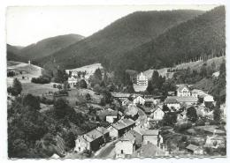 CPSM EN AVION AU DESSUS DE... MOUSSEY, VUE AERIENNE SUR LA TROUEE DE PRAYE, VOSGES 88 - Moussey