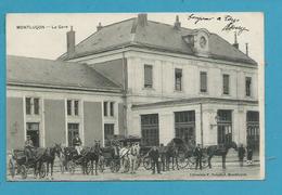 CPA Attelage La Gare MONTLUCON 03 - Montlucon