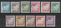 Oubangui Yv. T1-11, Mi P1-11 * - Unused Stamps