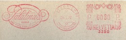 Freistempel  "Palatinus, Zürich"         1972 - Máquinas De Franquear