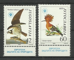 YUGOSLAVIA  1985 NATURE PROTECTION- BIRDS-  SET  MNH - Unclassified