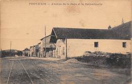 Pont D'Ain       01     Avenue De La Gare Et La Catherinette      (voir Scan) - Zonder Classificatie