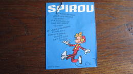 SPIROU BUVARD SPIROU BLEU - Spirou Et Fantasio