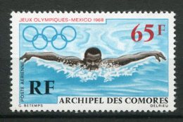 7067   COMORES   PA 25**  65 F : Jeux Olympiques De Mexico    1969   TTB - Poste Aérienne
