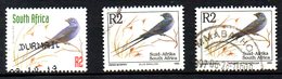 AFRIQUE SUD. Timbres Oblitérés De 1993 & 1998. Hirondelle. - Zwaluwen