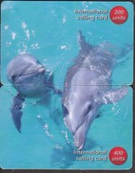 CHINA DOLPHIN 7 PUZZLE OF 14 PHONE CARDS - Dolfijnen