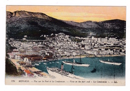Belle CPA Coul. Monaco, Le Port Et La Condamine - La Condamine