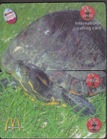 ISRAEL TURTLE 3 PUZZLES OF 6 PHONE CARDS - Schildpadden