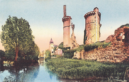 Carte Postale Ancienne,18,cher,FLANERIE S EN BERRY,MEHUN SUR YEVRE,CHATEAU DETRUIT,APRES GUERRE - Mehun-sur-Yèvre