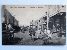 C.P.A. Ouzbékistan : SAMARKAND, Une Rue, Derviches, Animé - Ouzbékistan