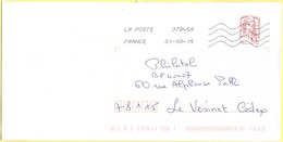 FRANCIA - France - 2015 - Lettre Prioritaire 20g Marianne De Ciappa-Kawena - Viaggiata Da 37845A Per Le Vésinet - 2013-2018 Marianne (Ciappa-Kawena)