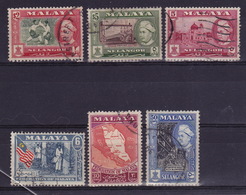 18824# MALAYA LOT TIMBRES Oblitérés MALAISIE ASIE ASIA - Malaya (British Military Administration)