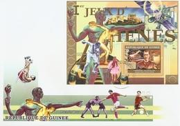Guinea 2007, Olympic Games 1 In Athens, Athletic, Gymnastic, Costumes, BF In FDC - Ete 1896: Athènes