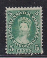 NEW BRUNSWICK Scott # 8 MNG - Queen Victoria No Gum - Usati