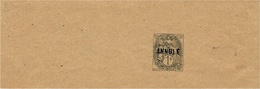1923- Bande De Journal E P 1 C Ardoise  " ANNULE " Noir  N°331 - Bandes Pour Journaux