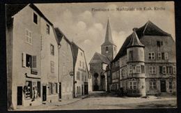 FENETRANGE - Place Du Marché Avec Eglise - Marktplatz Mit Kath. Kirche - Fénétrange