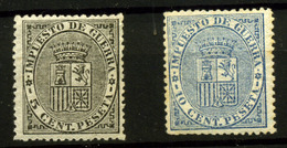 España Nº 141/2. Año 1874 - Unused Stamps