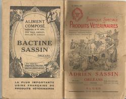 Publicité , Fabrique Spé.  Produits Vétérinaires ,1955 , A. Sassin, Orleans , Alger , 97 Pages, 6 Scans,frais Fr 2.85 E - Publicités