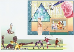 Guinea 2007, Olympic Games 5 In Helsinly, Shooting, Heminguay, BF In FDC - Verano 1952: Helsinki