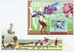 Guinea 2007, Olympic Games 3 In Melbourn, Horse Race, Grace Kelly, BF In FDC - Estate 1956: Melbourne