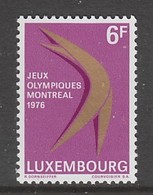 TIMBRE NEUF DU LUXEMBOURG - JEUX OLYMPIQUES DE MONTREAL N° Y&T 881 - Zomer 1976: Montreal