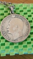 BADEN Drei Mark 1915 RD - G Aan Een Ketting - 2, 3 & 5 Mark Plata