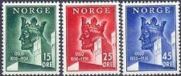 NOORWEGEN 1950 900 Jaar Oslo Serie PF-MNH-NEUF - Nuovi