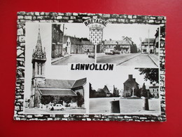 CPA 22 LANVOLLON MULTI VUES VOITURES ANCIENNES - Lanvollon