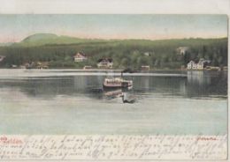 D4361- VELDEN- WORTHERSEE LAKE, SHIP, PARTIAL TOWN PANORAMA - Velden