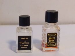 Billet Doux  Fragonard +  Malica  Charrier  2ml Type : Bouchon Noir - Miniature Bottles (empty)