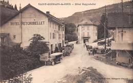 Saint Germain De Joux      01        Hôtel Reygrobellet   .Voitures Anciennes   (voir Scan) - Non Classés