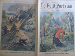 Journal Le Petit Parisien 24 Novembre 1907 980 Duel Autriche Lemberg Reiler Manna Explosion Bourges Ecole De Pyrotechnie - Le Petit Parisien