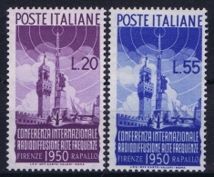 Italy 1950 Sa 623 - 624, Mi 796 - 797 MH/* Flz/ Charniere - 1946-60: Neufs