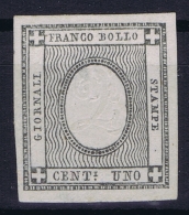 Italy  Sardegna Sa 19 M   Mi Nr 16 II   MH/* Flz/ Charniere    Cartana Embossed 2 - Sardinië