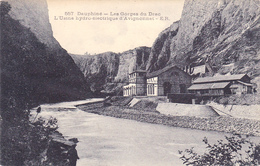 1919,isère,usine Hydro-électrique Avignonnet,prés Sinard Et Saint Martin De La Cluze,monestier Clermont,gorges Drac,rare - Vif