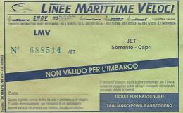 5-LINEE MARITTIME VELOCI-SORRENTO CAPRI - Europa