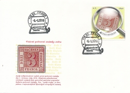 Czech Rep. / My Own Stamps (2018) 0785 FDC: The World Of Philately - Rare Postage Stamps: Saxony (1850) - FDC