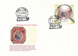 Czech Rep. / My Own Stamps (2018) 0791 FDC: The World Of Philately - Postage Stamps Printing Errors: India (1854) - FDC