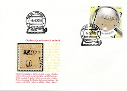 Czech Rep. / My Own Stamps (2018) 0792 FDC: The World Of Philately - Postage Stamps Printing Errors: Sweden (1855) - FDC