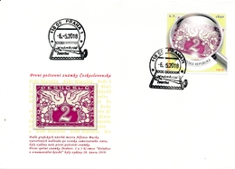 Czech Rep. / My Own Stamps (2018) 0799 FDC: The World Of Philately - Postage Stamps Of Czechoslovakia (1919) Expres - FDC