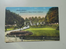 ALLEMAGNE RHENANIE-DU-NORD-WESTPHALIE MÜNCHEN-GLADBACH KAISERPLATZ M. KAISER WILHELM I. DENKMAL - Mönchengladbach