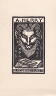 EX-LIBRIS - A. HERRY - ...A ET RIT... - Rare - Exlibris