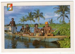 CPM    TOGO    PIROGUE    EN ROUTE POUR LE MARCHE     FEMMES SEINS NUS - Togo