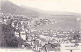 Carte Postale Ancienne,MONACO,en 1907,MONTE CARLO,VUE PANORAMIQUE,BORD DE MER,PHOTO LEVY - Monte-Carlo