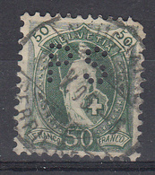 ZWITSERLAND - Michel - 1899 - Nr 69C (PS) - Gest/Obl/Us - Perfin