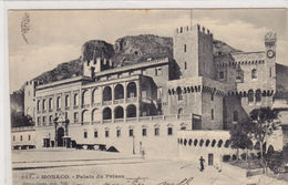 Carte Postale Ancienne,MONACO,EN 1905,TIMBRE,PALAIS ,DU PRINCE,GRIMALDI,VIEILLE PIERRE,FEMME A DROITE - Autres & Non Classés